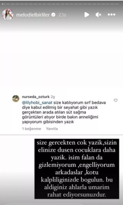 melodi elbirliler den gelen tepkilere sert yanit verdi